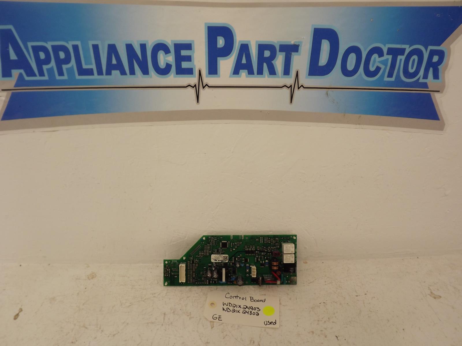 GE Dishwasher WD21X24903 WD21X24802 Control Board Used GE Dishwasher WD21X24903 WD21X24802 Control Board Used